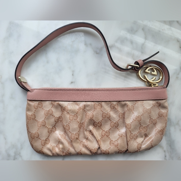GUCCI Guccissima Interlocking G shoulder bag Light Pink,Barbie pink - Picture 1 of 9